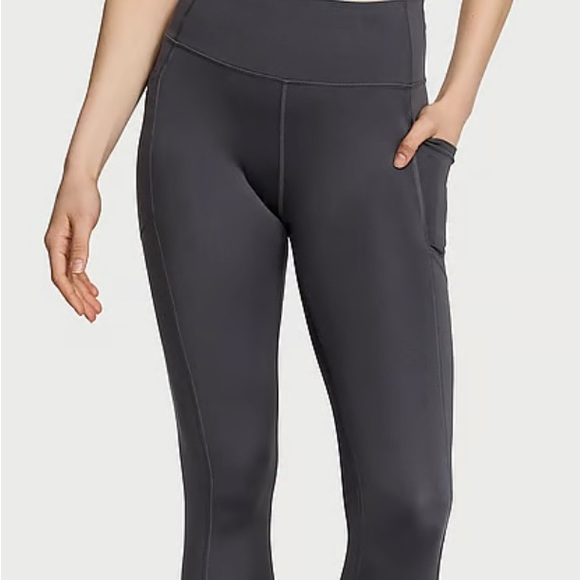 NWT VICTORIA’S SECRET Essential High-Rise Pocket Leggings-GREY ONYX, Small-Short - Picture 2 of 8